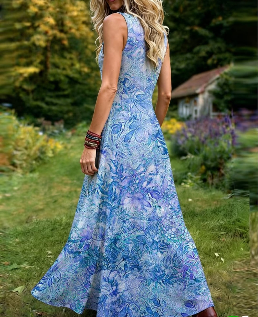 2026 Women's Floral Print Dress Preorder