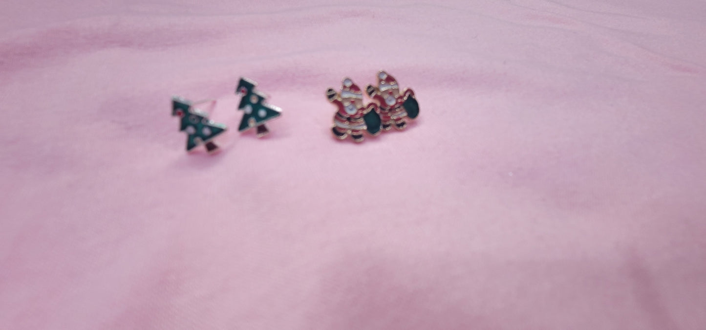 Assorted Christmas Earrings