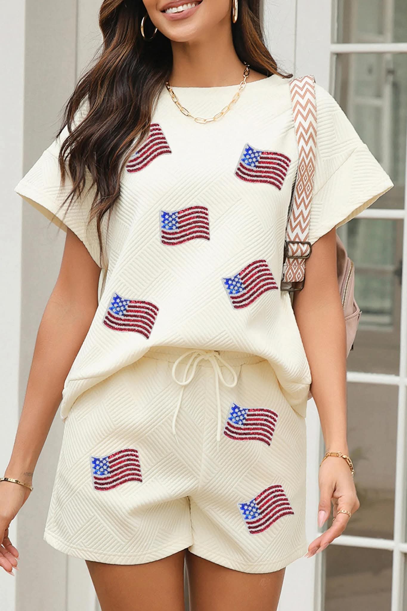 Quilted Sequin Flag Set