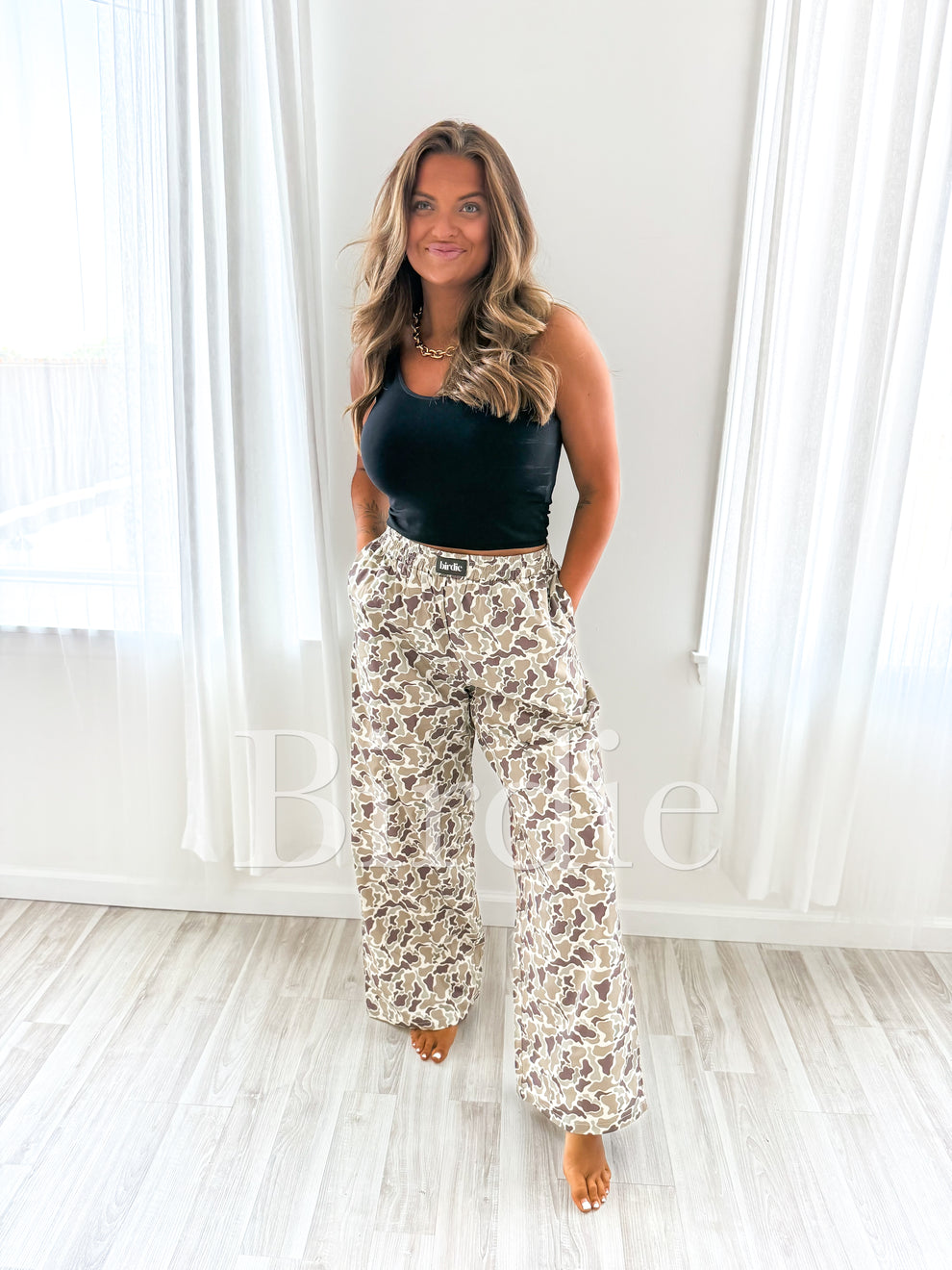 The Day Off Boxer Pants in Duck Camo- PREORDER!!!