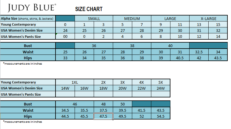Judy Blue HW T.C. Slim Short