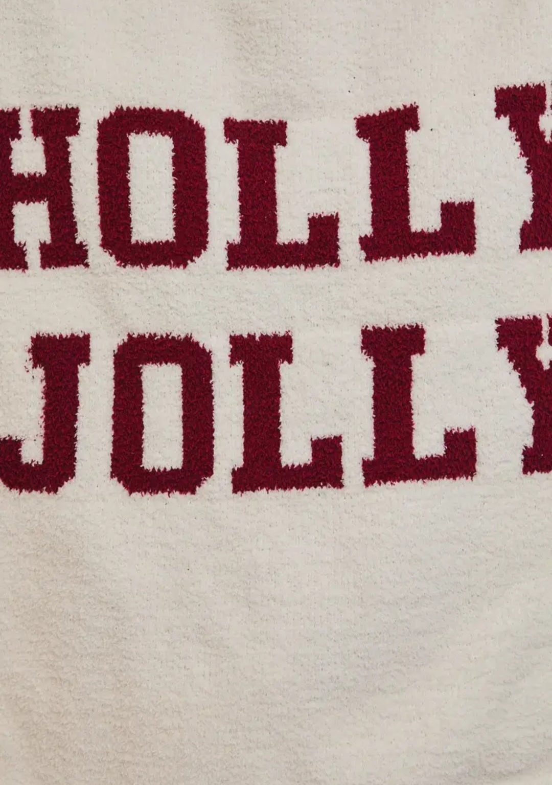 Holly Jolly Long Sleeve Sweater Top and Sweater Pants