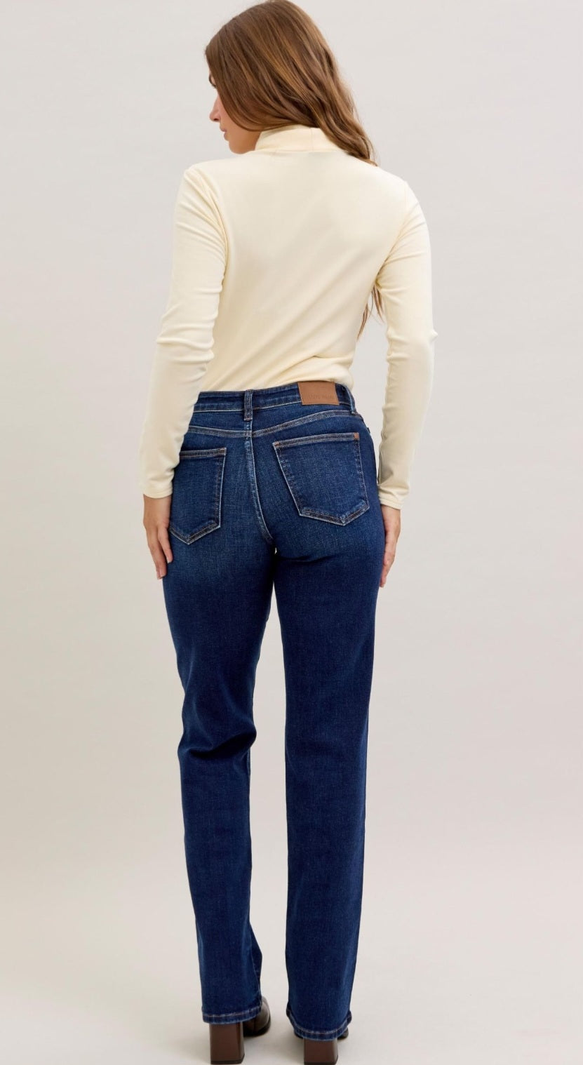 Judy Blue Straight Jeans- Short