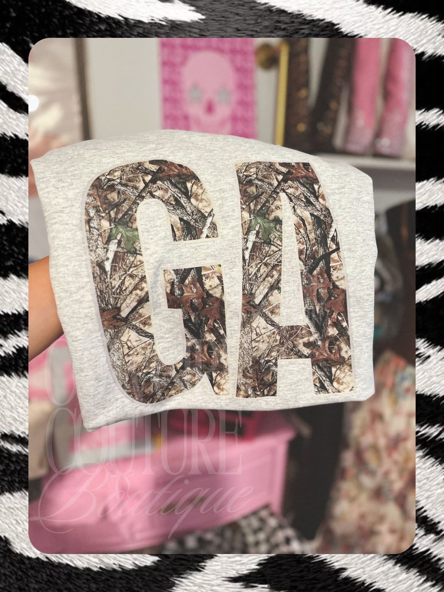 Comfort Color Camo GA tee