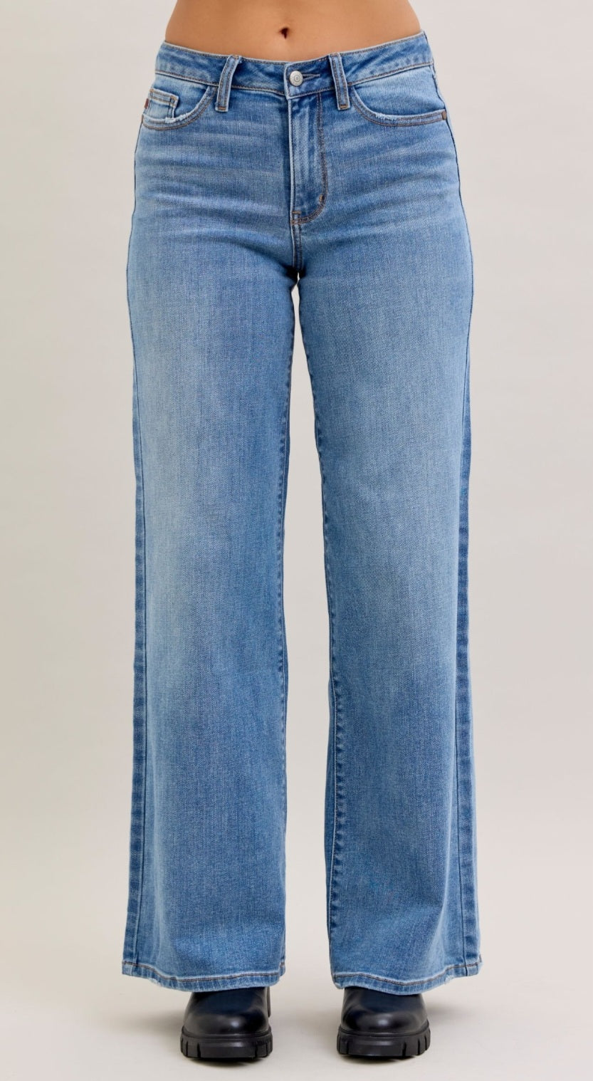 Judy Blue Retro Wide Leg Jean
