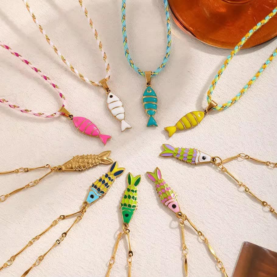 Coastal Fish Necklace Preorder
