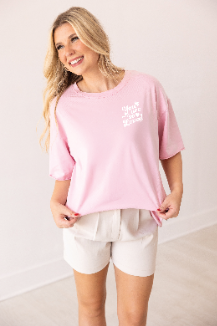 You Are So Loved on Pink Tee Shirt