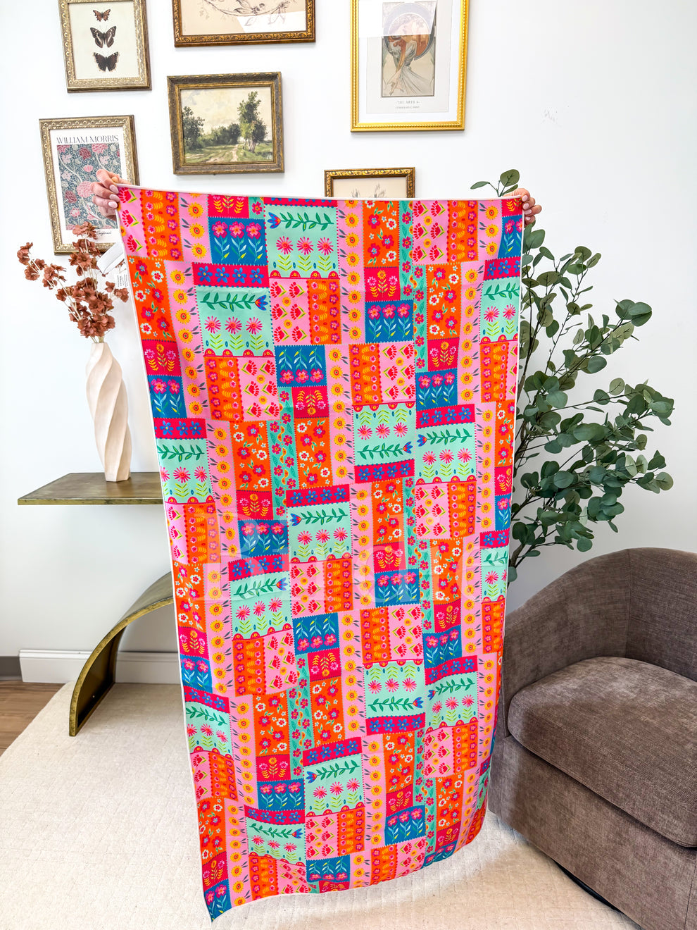 BIRDIE PREORDER Quick Dry Towel in Spring Paisley Patch