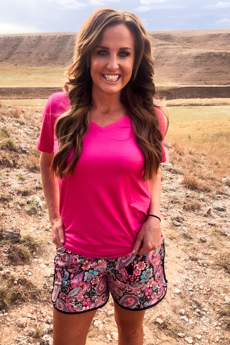 Simple Sterling Charcoal and Pink Shirts