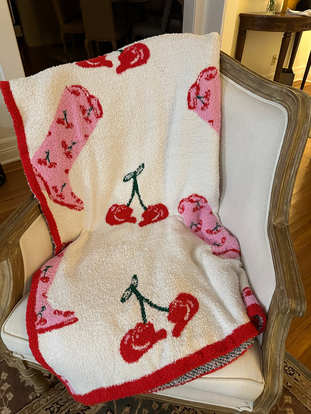 Moon Ryder Cherry π Cowgirl Blanket 50x60