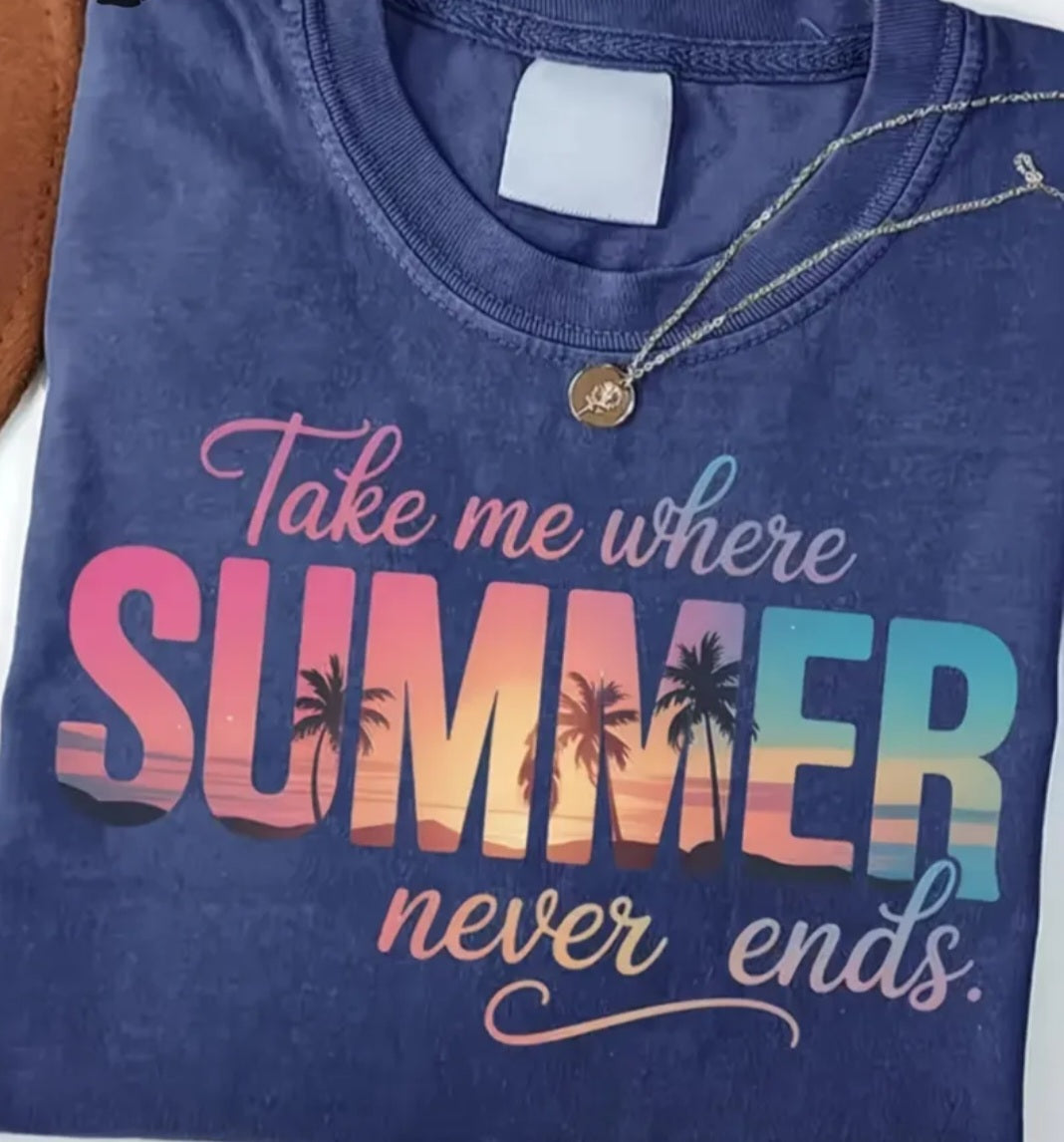 Summer Tee- Royal Blue