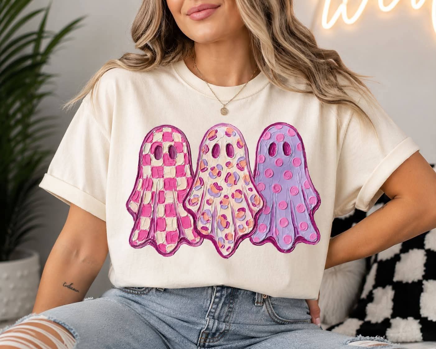 Comfort Color Ghost Tee Preorder