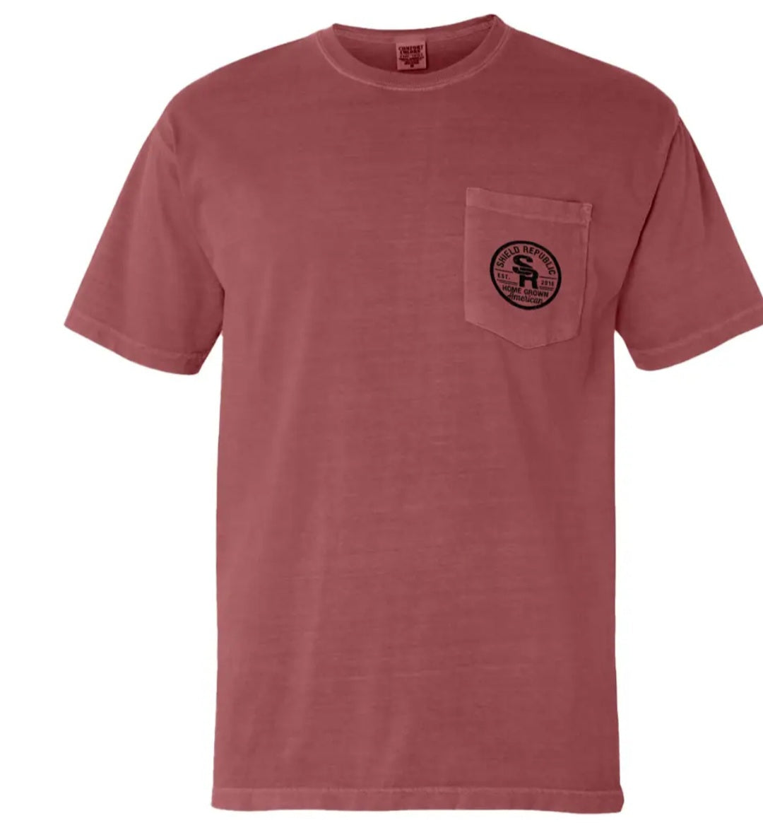 Shield Republic Rad Dad Duck Camo Tee - Crimson