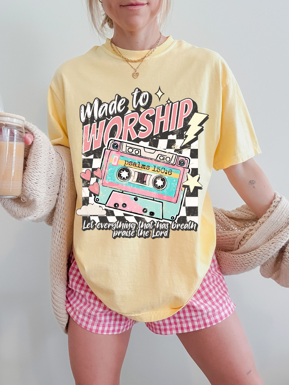 Made to Worship Cassette Tap Tee