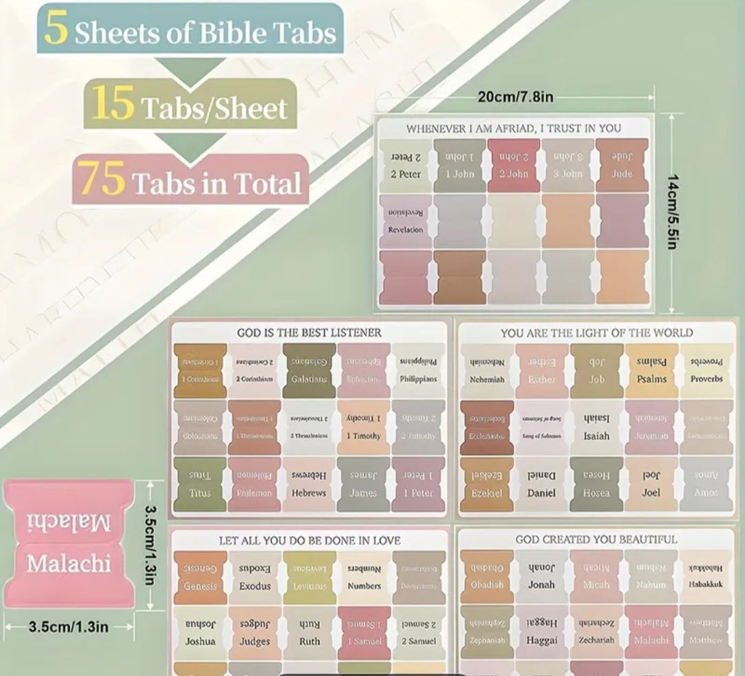 Bohemian Bible Tabs
