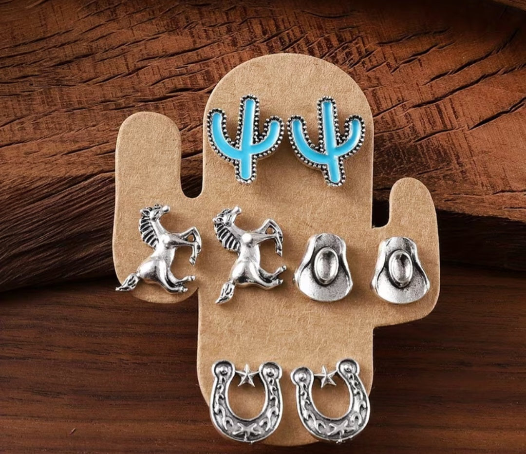 Western Earring Set
