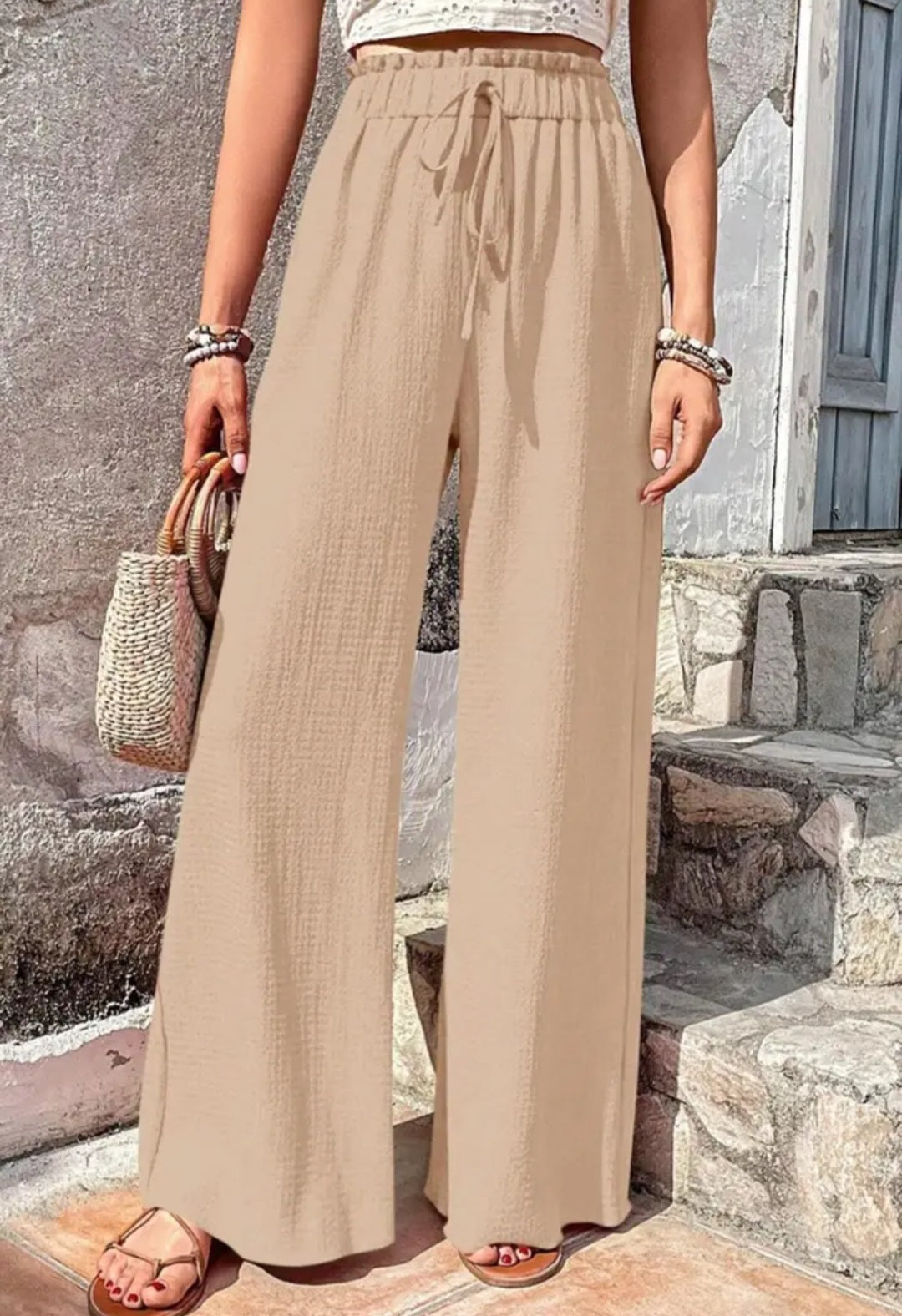 Summer Casual Wide-Leg Pants