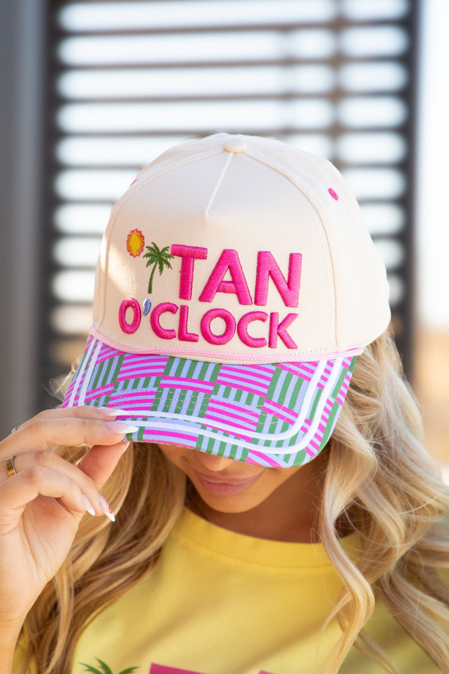 Grace and Emma hats - Motherhood and Tan O'Clock