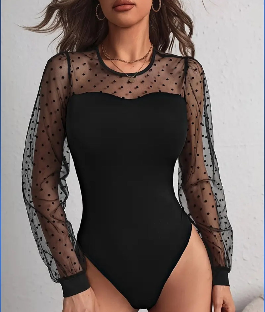 Women's Bodysuit with Long Sleeves