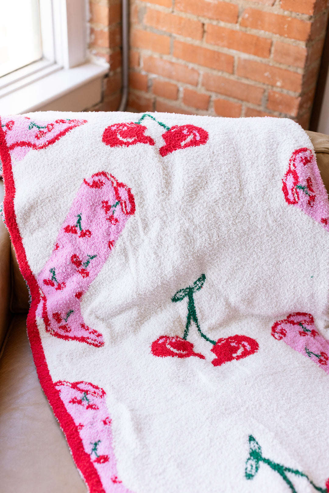 Moon Ryder Cherry π Cowgirl Blanket 50x60