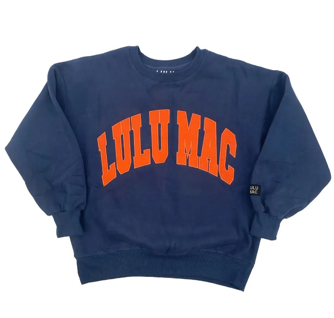 Lulu Mac Collegiate Color Sweatshirt