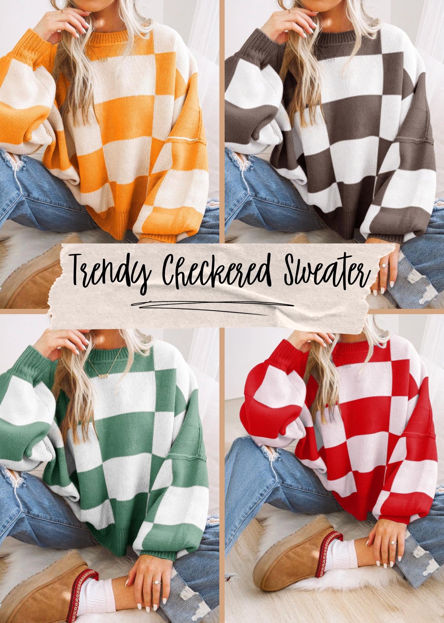 Checkered Sweaters