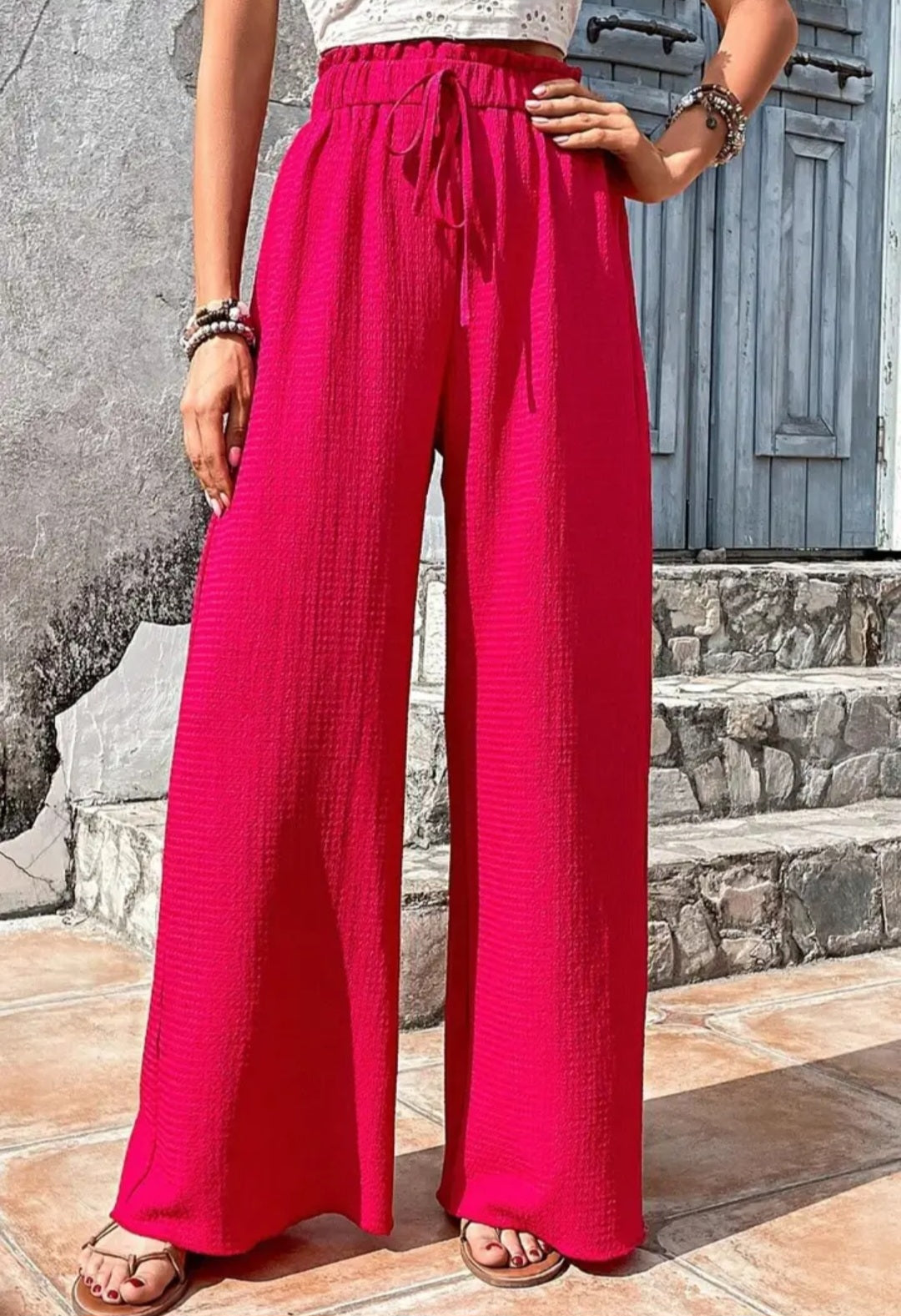 Summer Casual Wide-Leg Pants