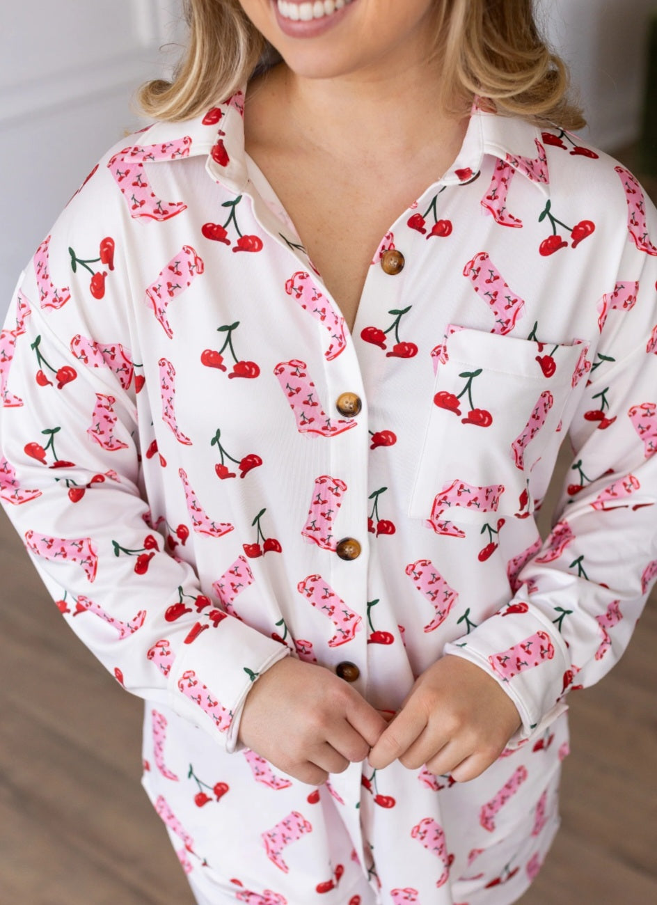 Moon Ryder Cherry Cowgirl π Loungewear Set