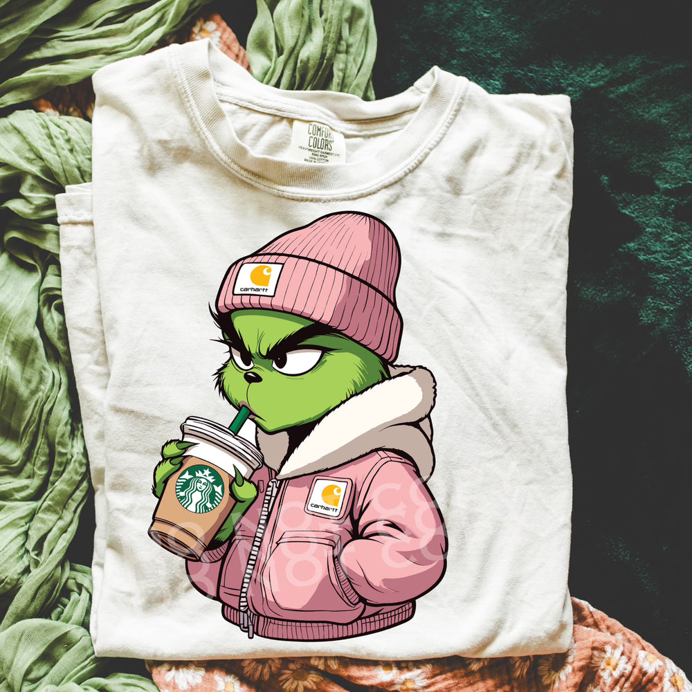 Grumpy Green Guy Comfort Color Shirt