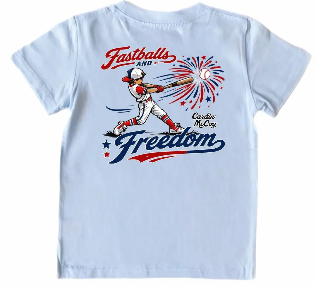 Cardin McCoy Fastballs and Freedom Tee