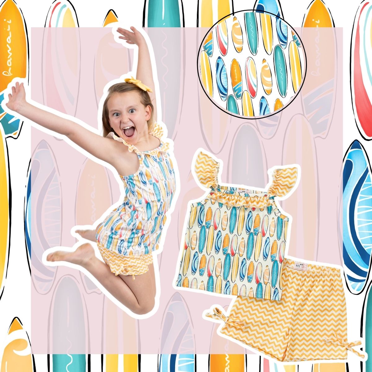 Pete and Lucy Sun and Surf 2 piece Set
