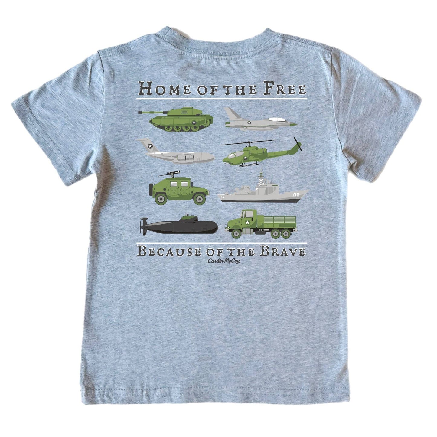 Cardin McCoy Kids' Home of the Free Short-Sleeve Tee