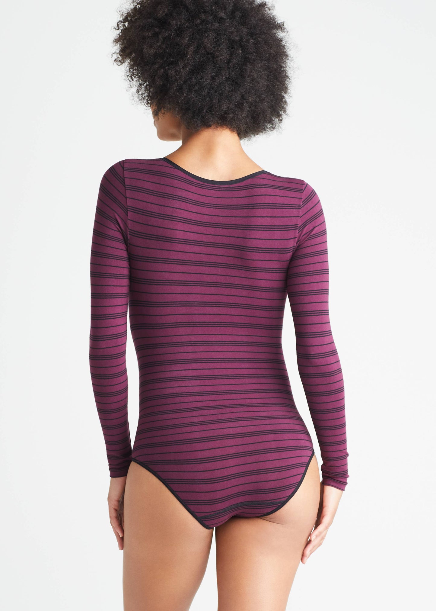 Long Sleeve Shaping Bodysuit - Cotton Seamless