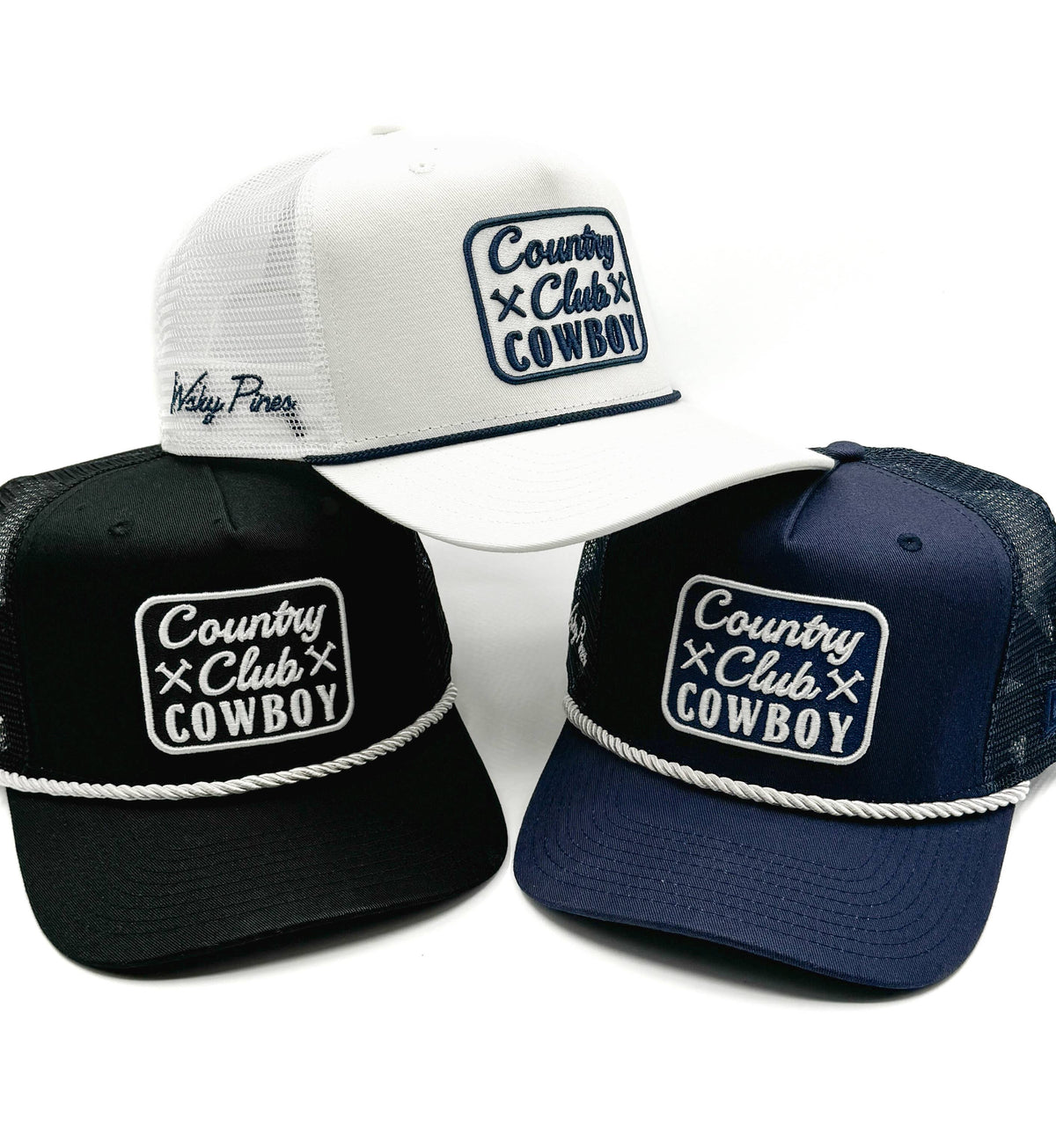 "Country Club Cowboy" Rope Trucker Hat