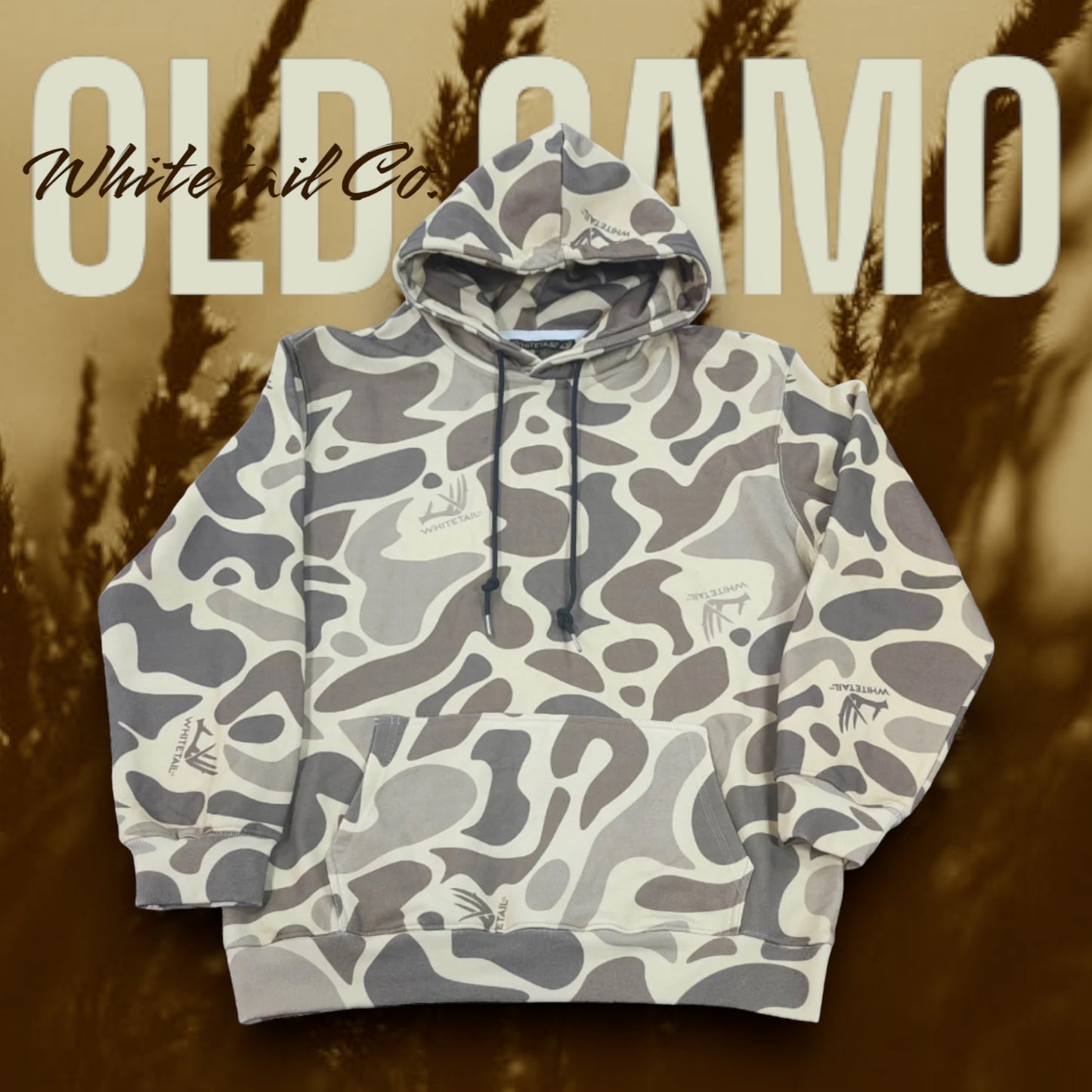 Whitetail Co. Old Camo Heavy Weight Hoodie