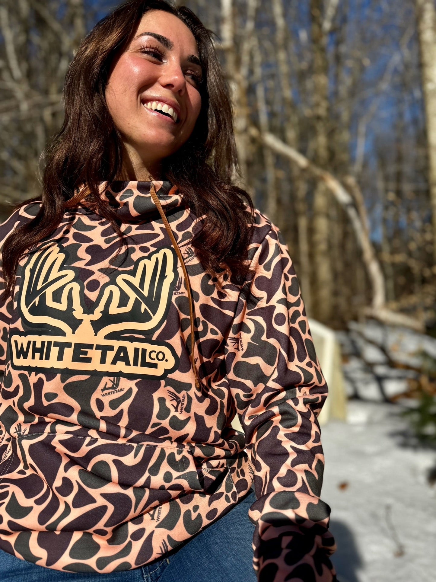 Whitetail Co. Logo Camo Hoodie
