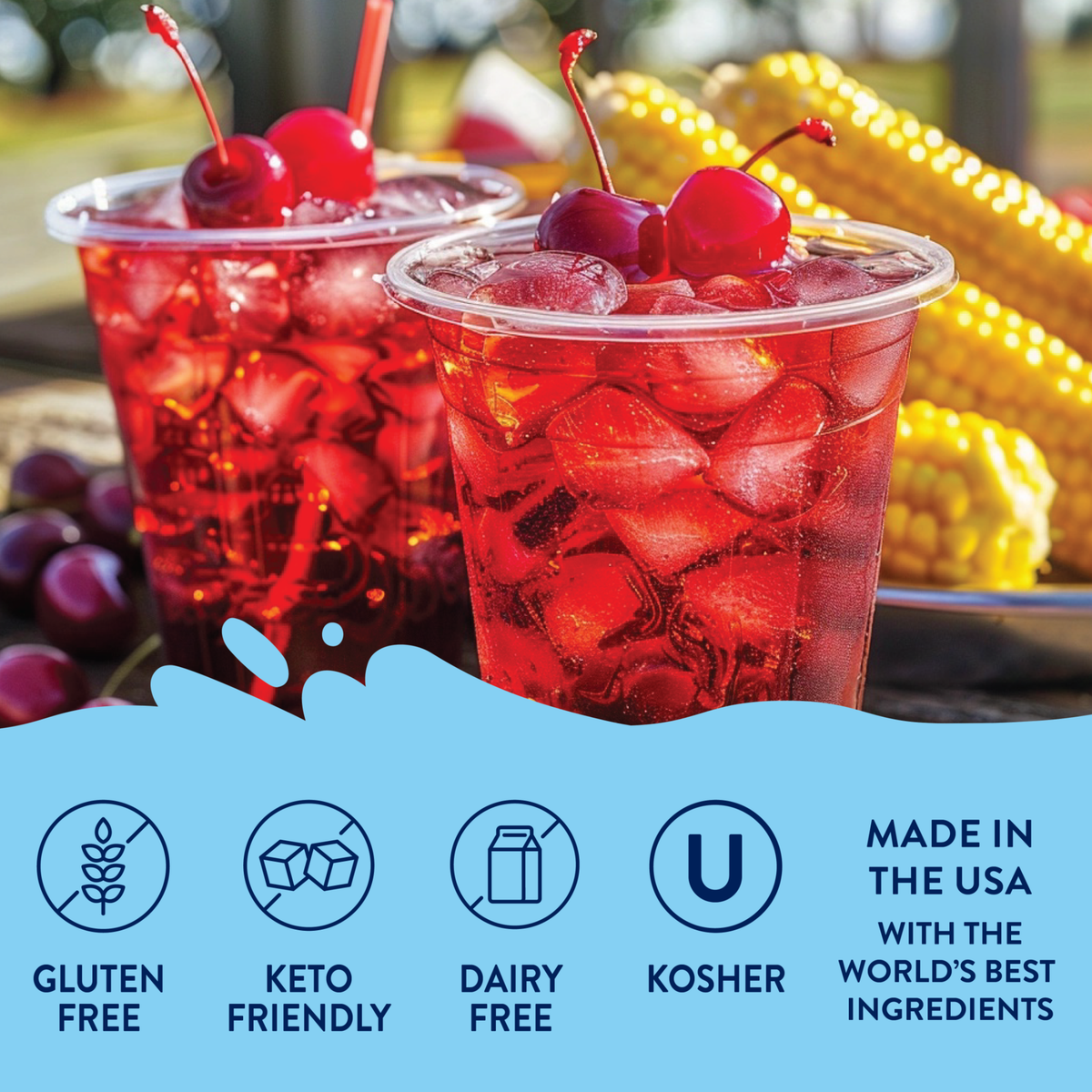 Jordan's Skinny Mixes Sugar Free Cherry Syrup