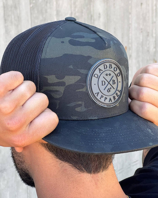 Multicam Black Logo Trucker Hat (3D Logo)