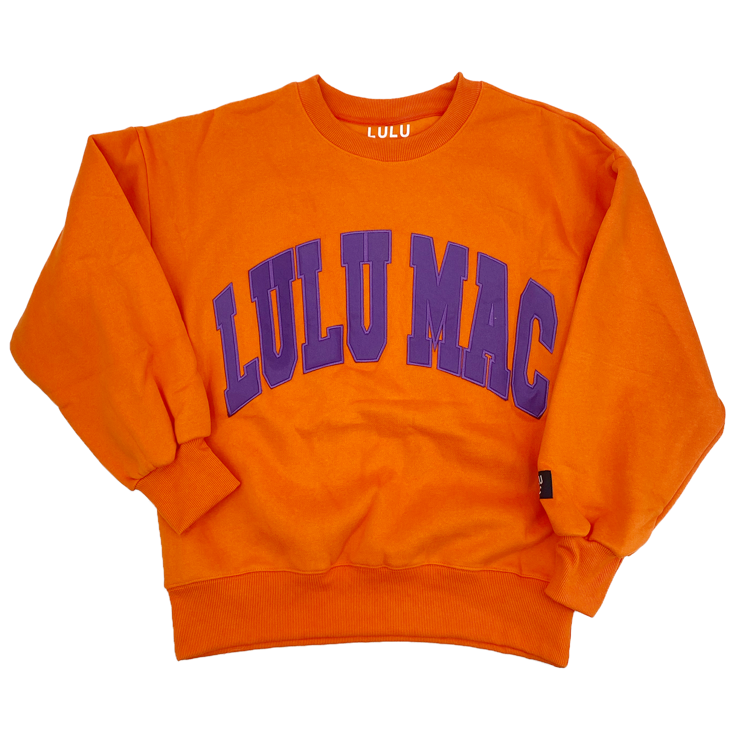 Lulu Mac Orange/Purple Sweatshirt-Stitch