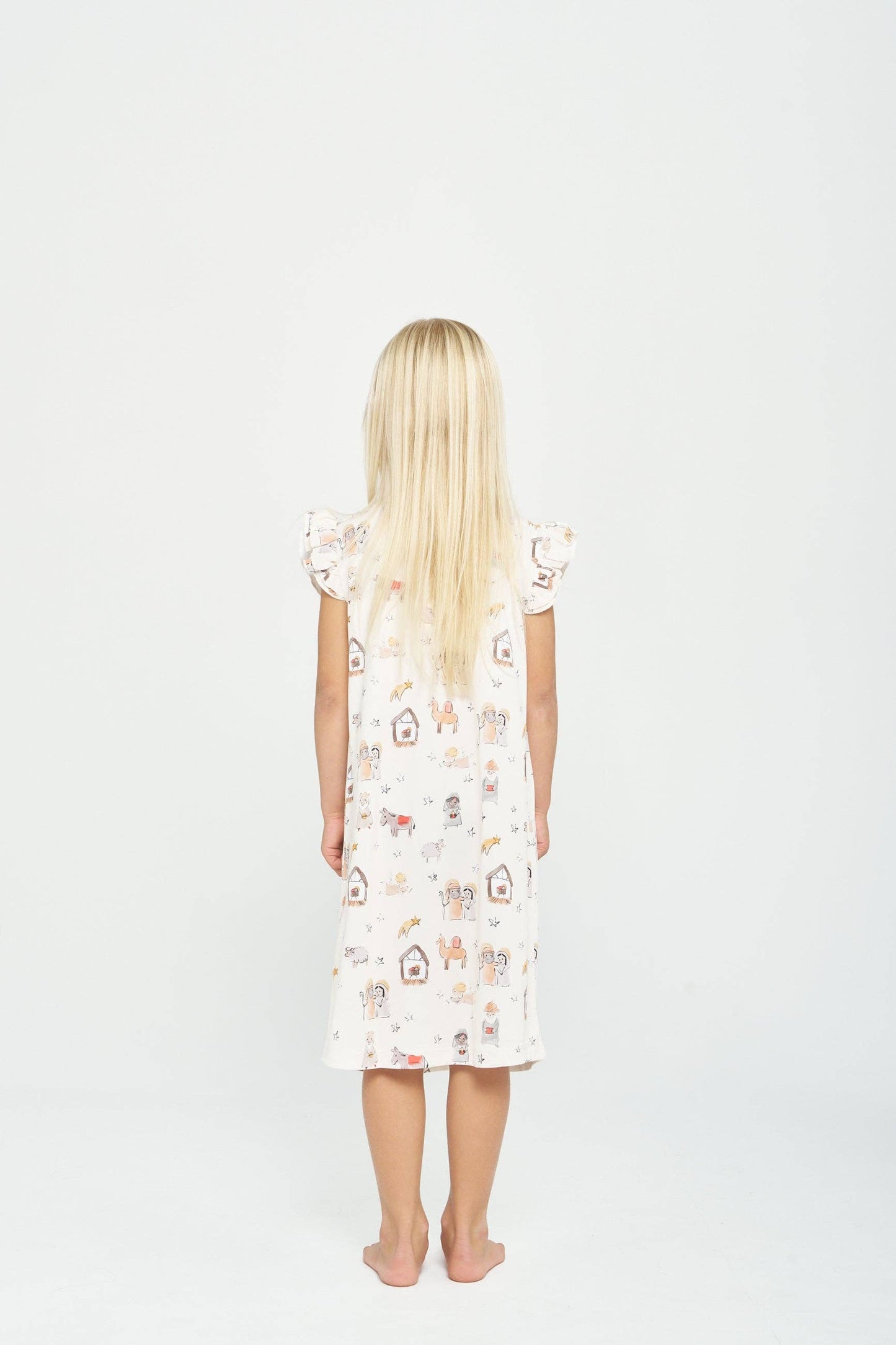 Away in a Manger PJ Girls Nightgown Polyester