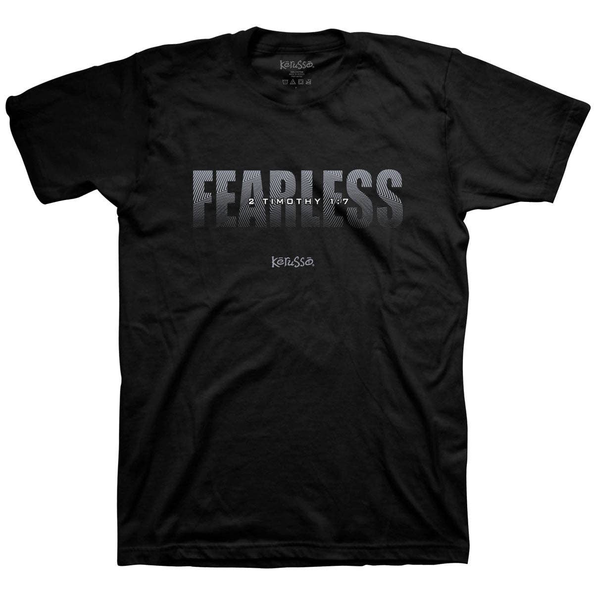 Kerusso Men's Christian T-Shirt Fearless