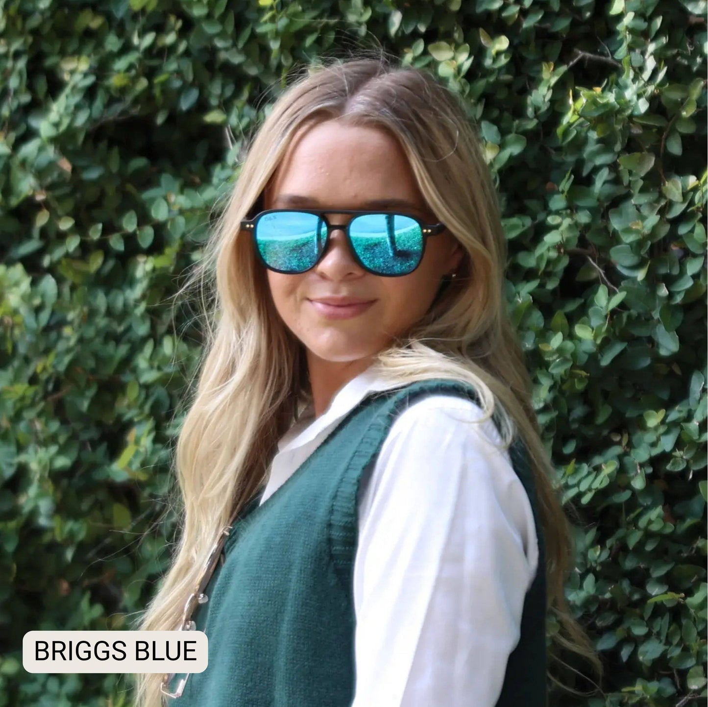 Briggs - Dax Women's Polarized Small/ Medium Aviator
