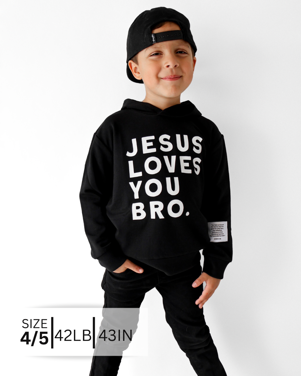 Jesus Loves You Bro Hoodie