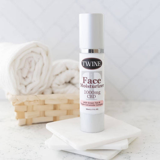 Twine CBD Face Moisturizer w/Green Tea, Triple Ceramide-Skin Care