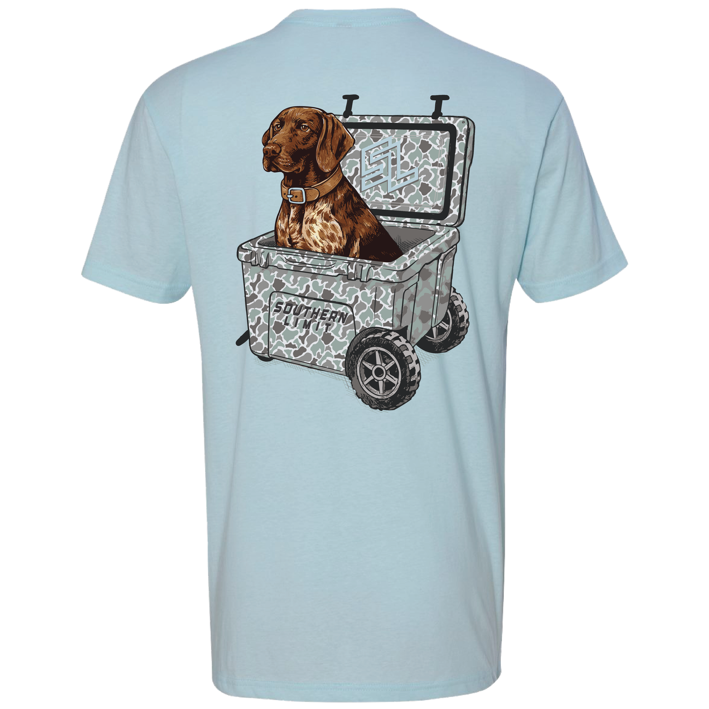 Southern Limit Dog Cooler Ice Blue