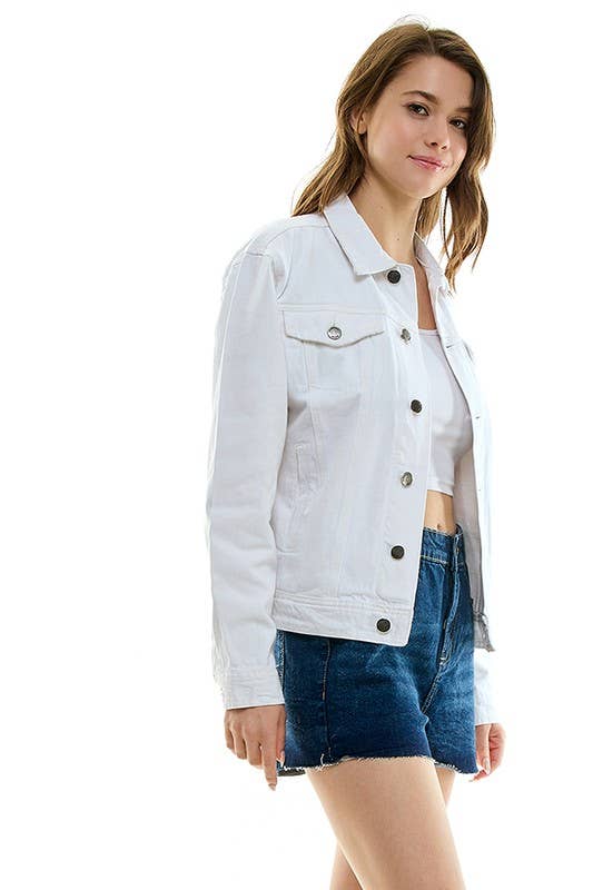 Cotton Casual Denim Boyfriend Jacket