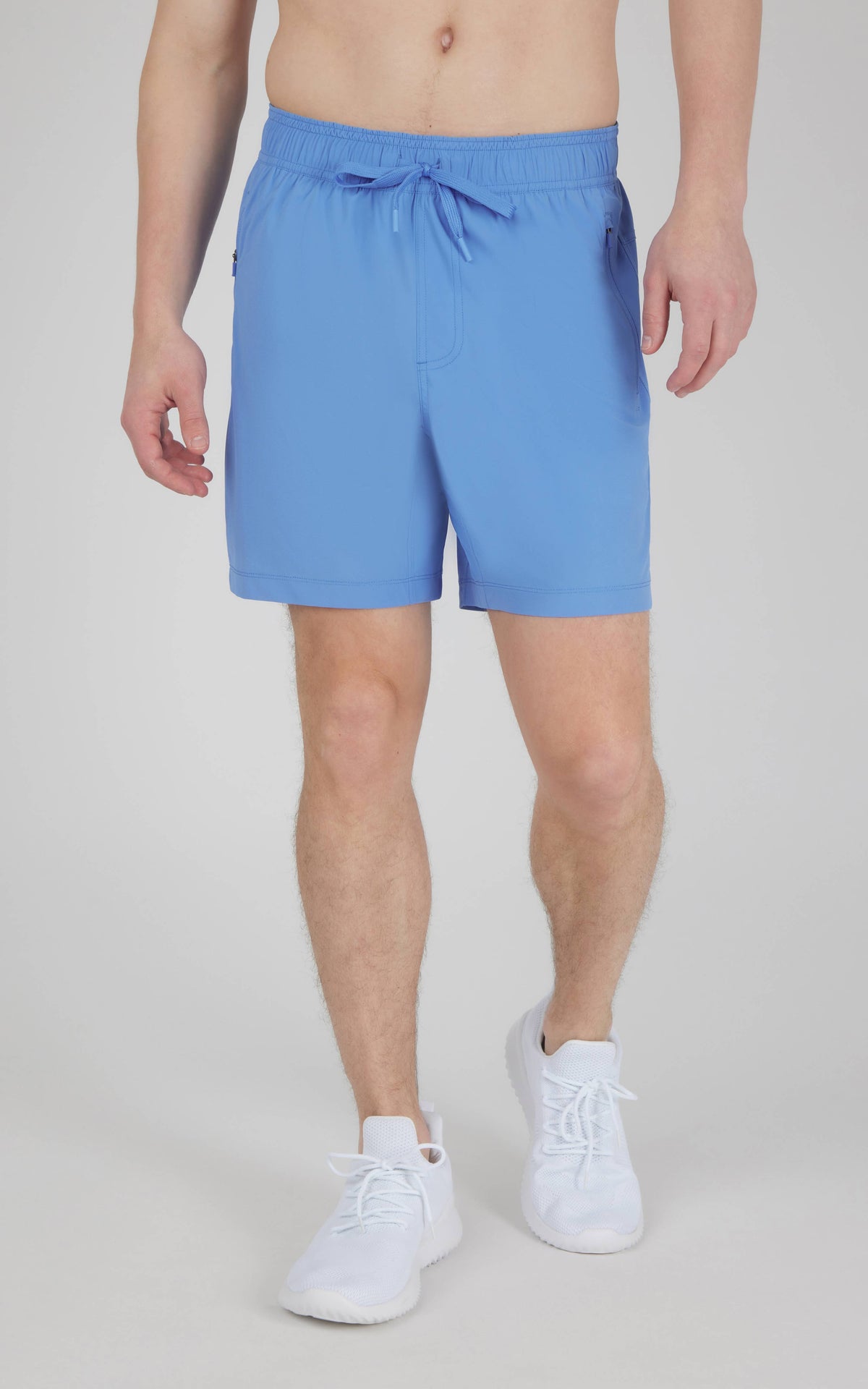 Men's 7 inches Stretch Tech Shorts with Front Zipper Pockets