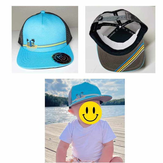 LB Threads Pura Vida Snapback with adjustable sizing toddler hat