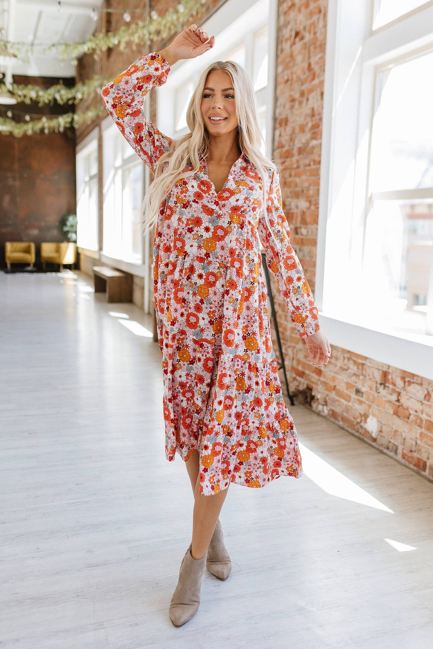 Londyn Floral Boho Dress