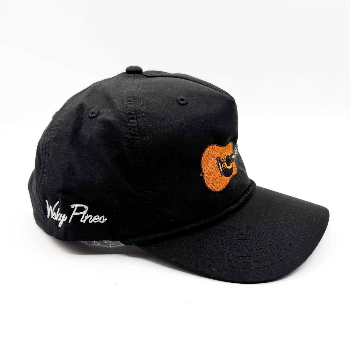 Black "Guitar" Rope Hat